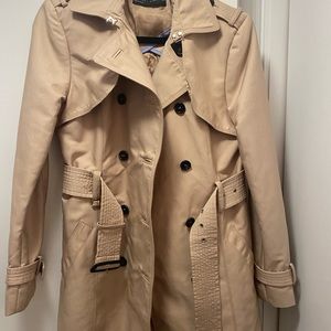 Zara belted trench-coat water resistant